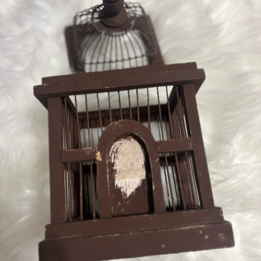 Antique bird cage